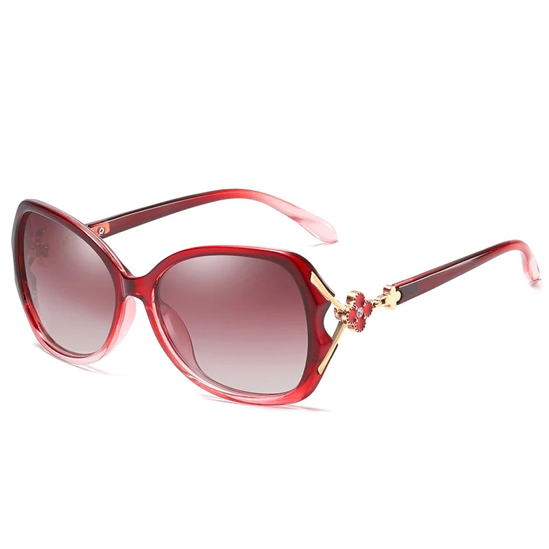 YUNSIYIXING Women Polarized Sunglasses Fashion Butterfly Sun Glasses For Women UV400 Luxury Ladies Anti-Glare 2023 Eyewear 8843