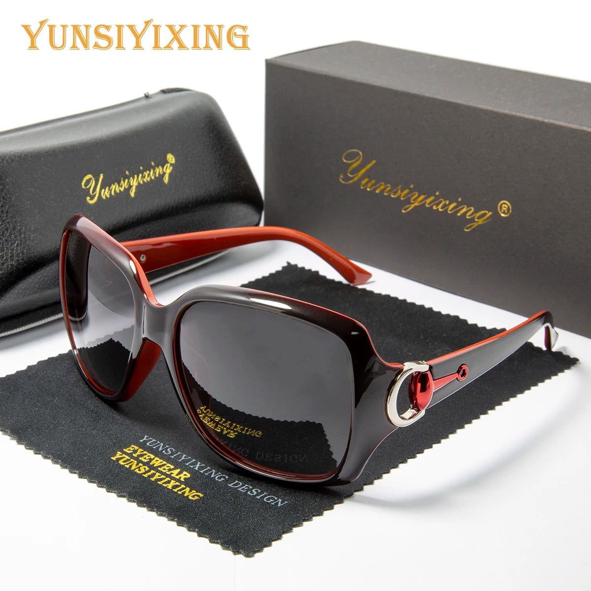YUNSIYIXING Polarizerd Women's Sunglasses Butterfly Design Fashion Sun Glasses Women Luxury Driving Eyewear Oculos De Sol 3609