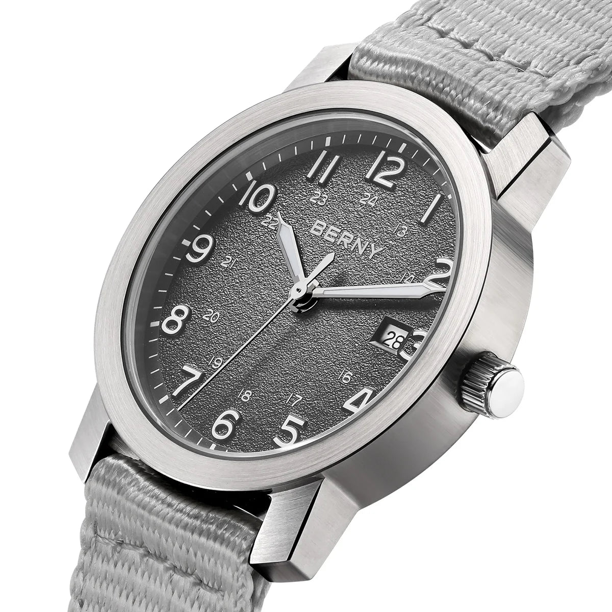 Luminous Small Dial Casual Wristwatch with Calendar, Lightweight & Easy-Read Sport Design