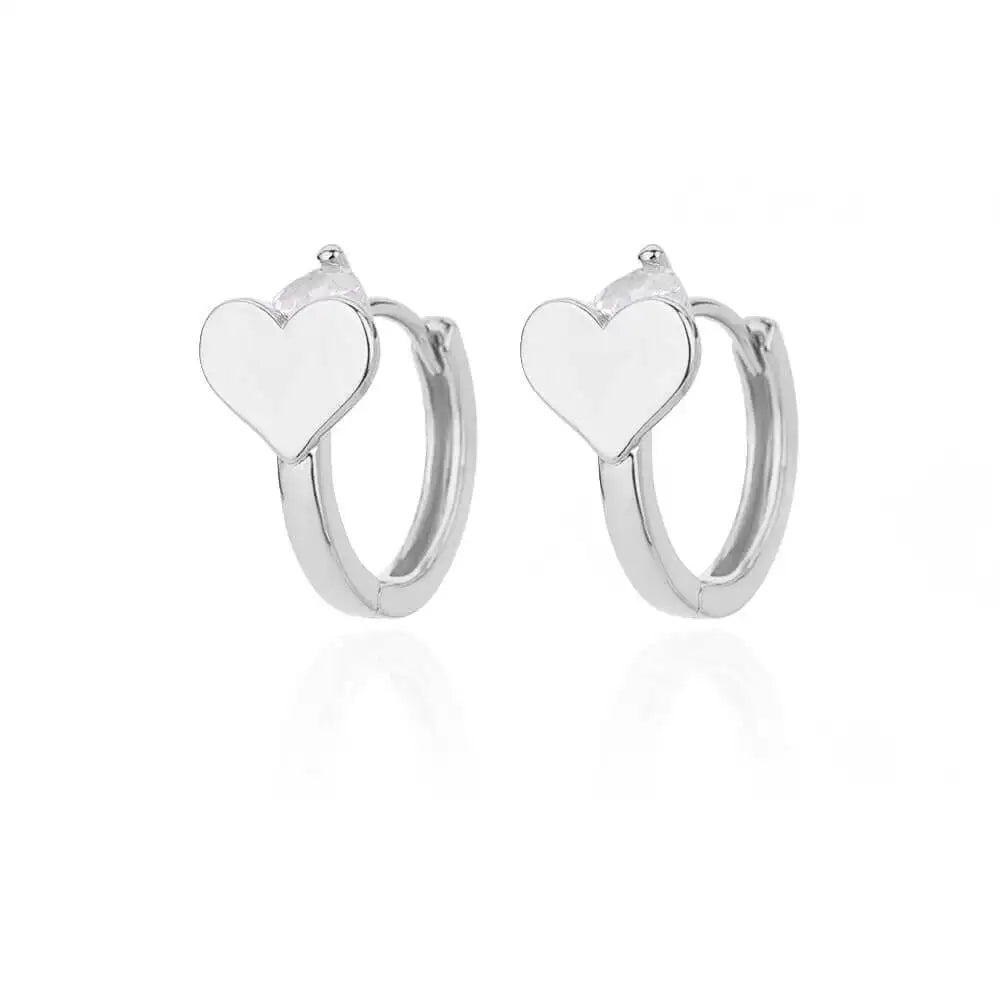 Irregular Pearl Earrings For Women Stainless Steel Round Pearl Circle Ear Clip Earring Women Jewelry Gift Mujer Accessories
