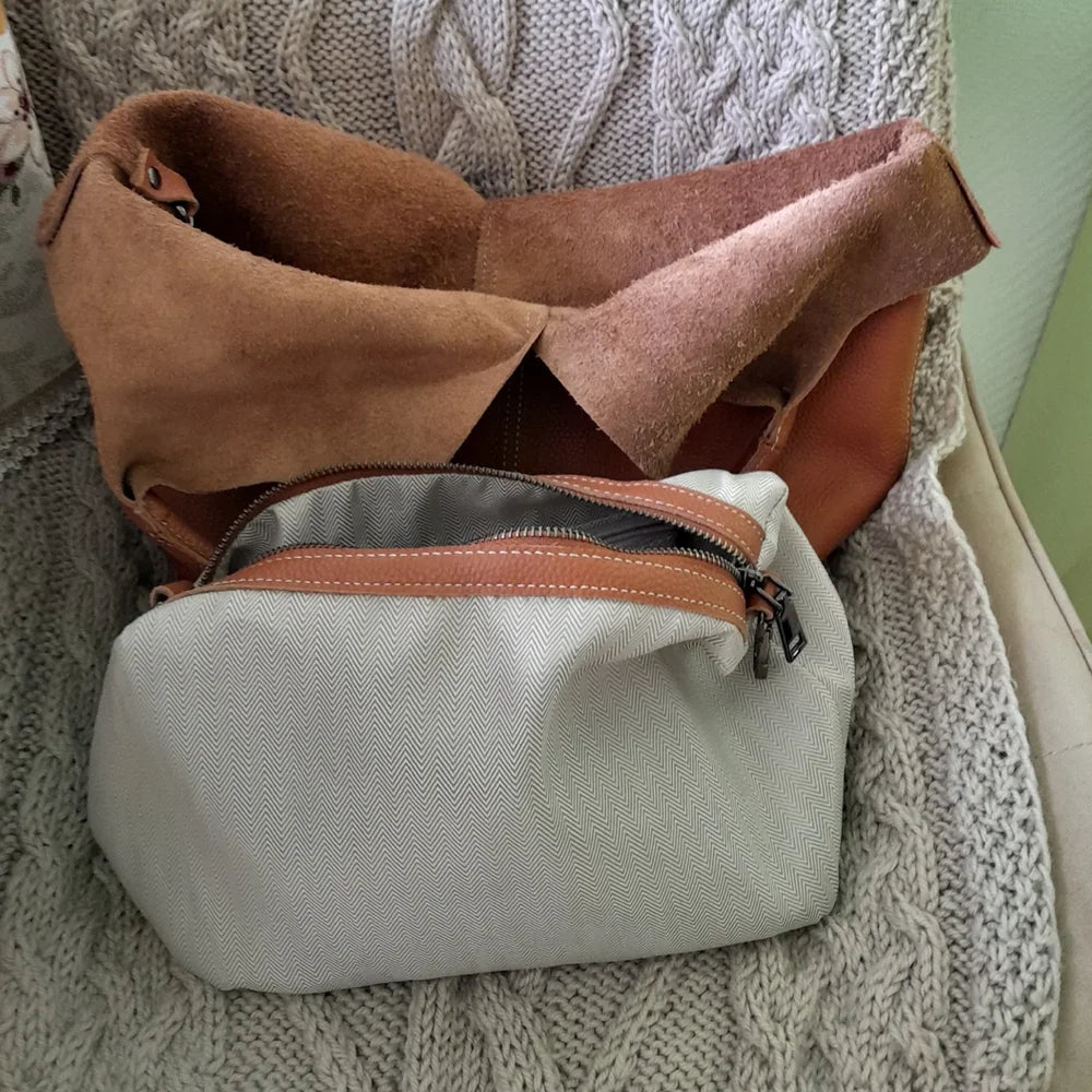 Bucket Bag Ladies Luxury Women Tote Bag Casual Genuine Cow Leather Shoulder Bags ladies Tote Handbags Big Shopper Bag for Female