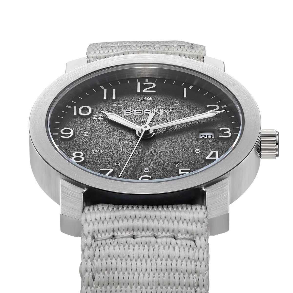 Luminous Small Dial Casual Wristwatch with Calendar, Lightweight & Easy-Read Sport Design