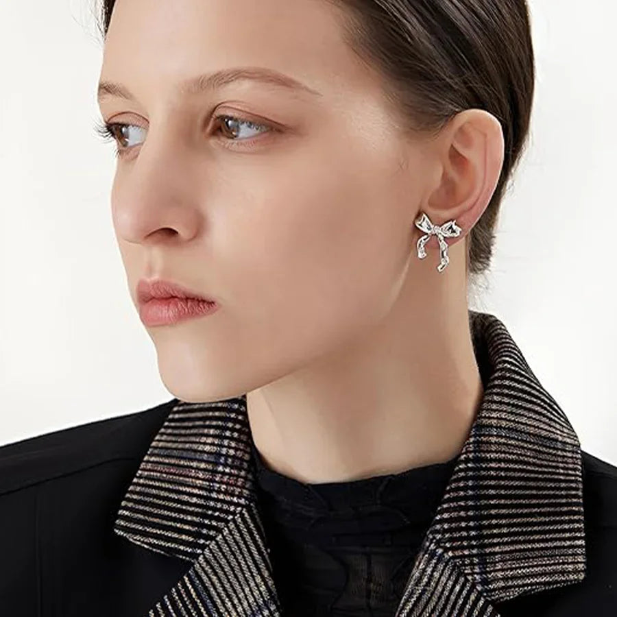 Elegant Gold Plated Stainless Steel Stud Jewelry, Christmas Gift
