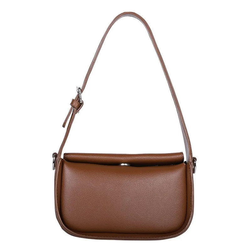 Luxury Women's Shoulder Bag Female Leather Crossbody Bags Ladies Fashion Tote Handbag Elegant Small Fresh Style Underarm Bag