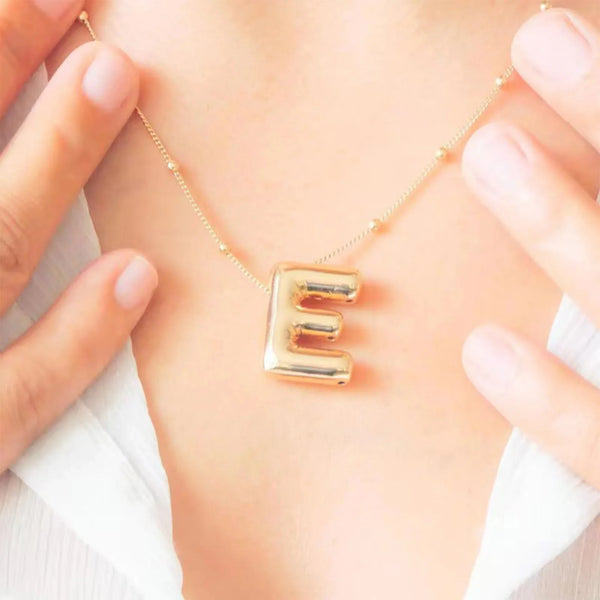 Chic Bubble Letter Necklace