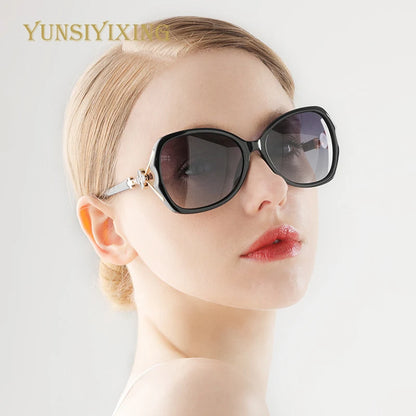 YUNSIYIXING Women Polarized Sunglasses Fashion Butterfly Sun Glasses For Women UV400 Luxury Ladies Anti-Glare 2023 Eyewear 8843