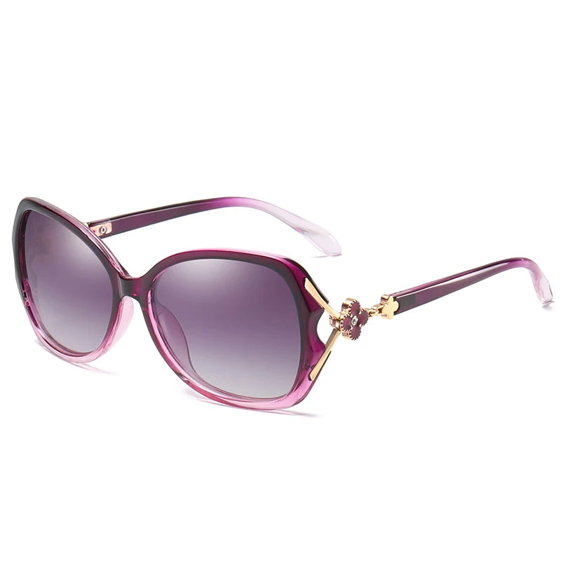 YUNSIYIXING Women Polarized Sunglasses Fashion Butterfly Sun Glasses For Women UV400 Luxury Ladies Anti-Glare 2023 Eyewear 8843