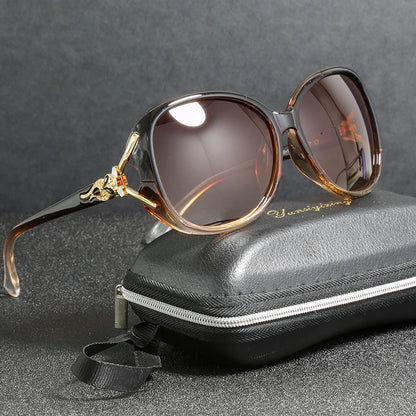 YUNSIYIXING Polarized Women's Sunglasses Fashion Brand Butterfly Sun Glasses UV400 Mirror Anti-Glare Eyewear Accessories 8842