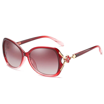 YUNSIYIXING Women Polarized Sunglasses Fashion Butterfly Sun Glasses For Women UV400 Luxury Ladies Anti-Glare 2023 Eyewear 8843