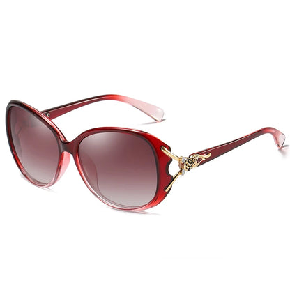 YUNSIYIXING Polarized Women's Sunglasses Fashion Brand Butterfly Sun Glasses UV400 Mirror Anti-Glare Eyewear Accessories 8842