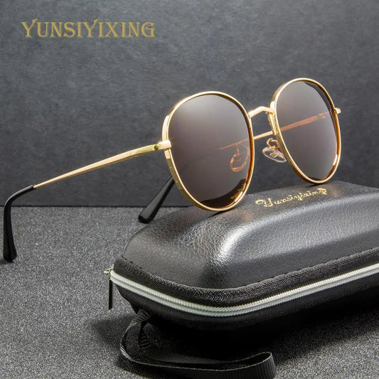 YUNSIYIXING New Polarized Sunglasses Women Fashion Sun Glasses For Men Women Anti-glare Brand Eyewear Vintage Lunettes De Soleil