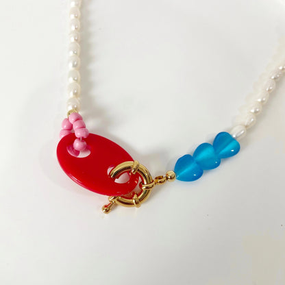 Real Natural Freshwater Pearl Beads Chker Necklaces Women  Jewelry Boho Punk Party T Show Designer Club Ins Rare Japan Korean