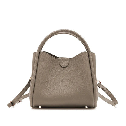 Women's Natural Cow Real Leather Shoulder Bag Ladies Retro Fashion Luxury Crossbody Bag Female Cowhide Commuter Handbag for Lady