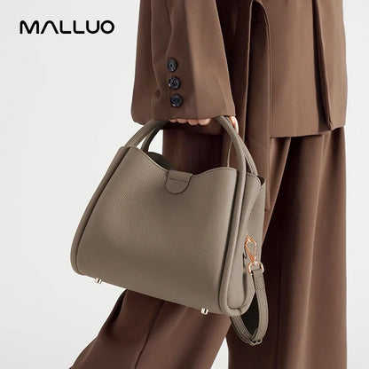 Women's Natural Cow Real Leather Shoulder Bag Ladies Retro Fashion Luxury Crossbody Bag Female Cowhide Commuter Handbag for Lady