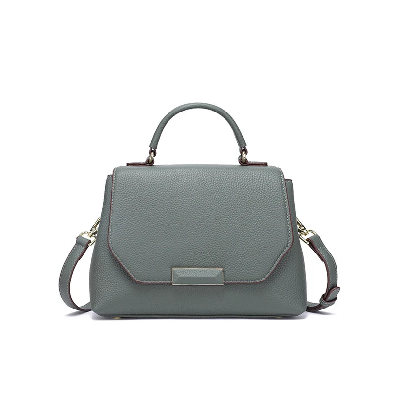 Cowhide Genuine leather Crossbody Bags Women's Casual and versatile leather handbag with a first layer of cowhide bag for Ladies
