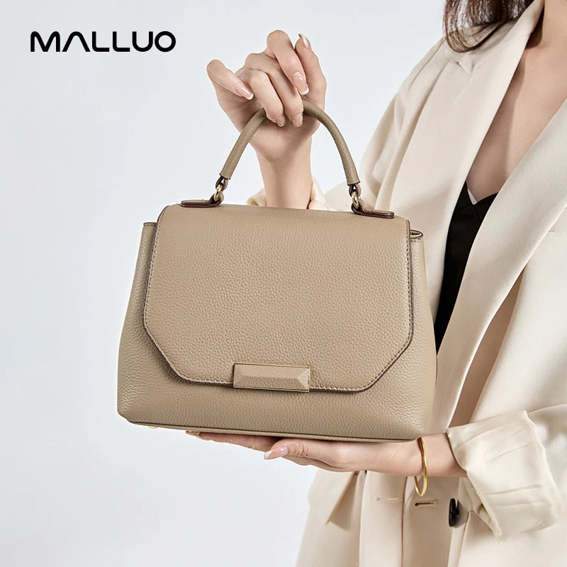 Cowhide Genuine leather Crossbody Bags Women's Casual and versatile leather handbag with a first layer of cowhide bag for Ladies