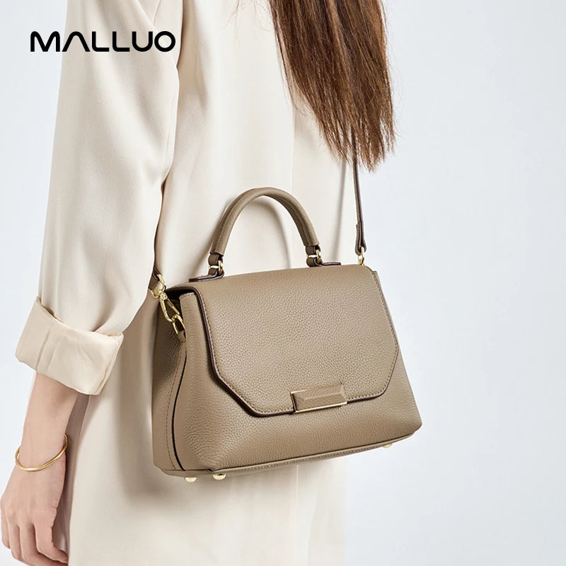 Cowhide Genuine leather Crossbody Bags Women's Casual and versatile leather handbag with a first layer of cowhide bag for Ladies