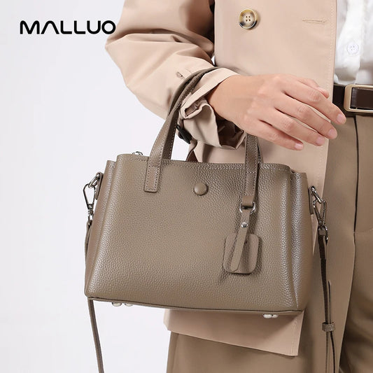 Women‘s Cowhide Genuine Leather Shoulder Bag Ladies Soft Cow Real Leather Handbag Female Fashion Luxury Design Crossbody Bags
