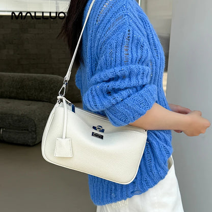 Women Cow Real Leather Shoulder Bags Ladies Natural Cowhide Fashion Retro Handbags Female Designer Luxury Crossbody Bag for Lady