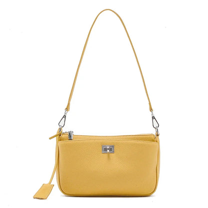 Women Cow Real Leather Shoulder Bags Ladies Natural Cowhide Fashion Retro Handbags Female Designer Luxury Crossbody Bag for Lady