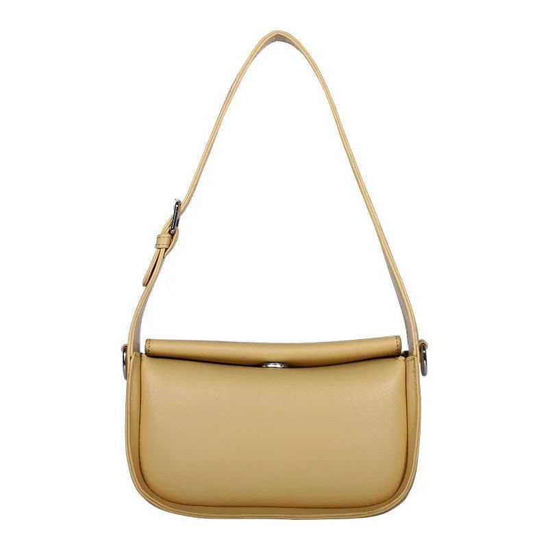 Luxury Women's Shoulder Bag Female Leather Crossbody Bags Ladies Fashion Tote Handbag Elegant Small Fresh Style Underarm Bag