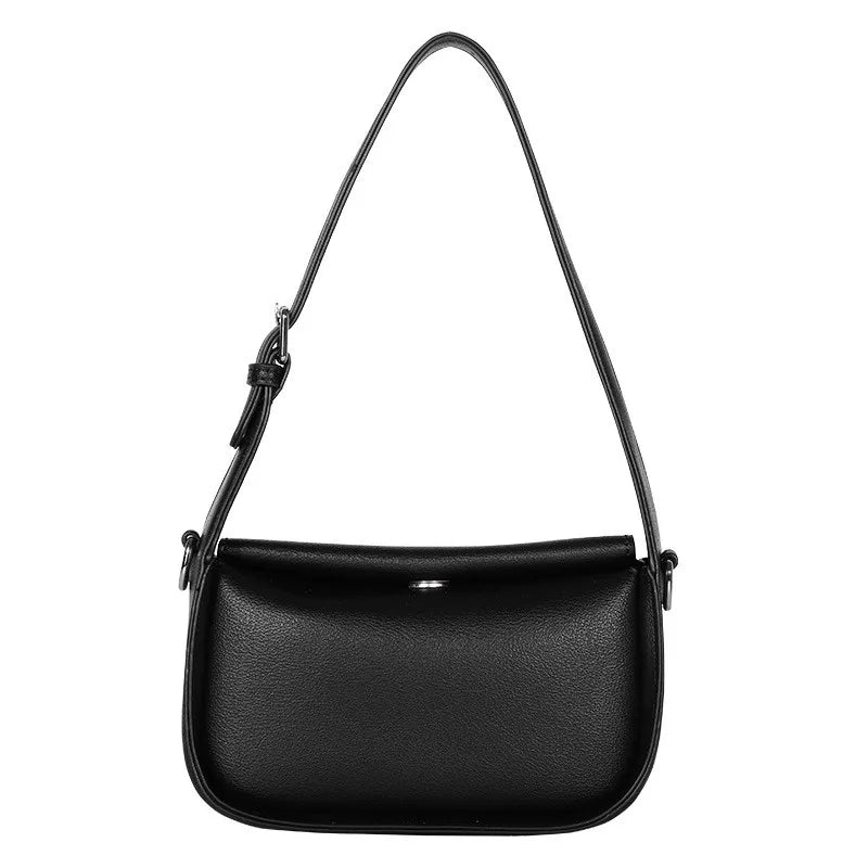 Luxury Women's Shoulder Bag Female Leather Crossbody Bags Ladies Fashion Tote Handbag Elegant Small Fresh Style Underarm Bag