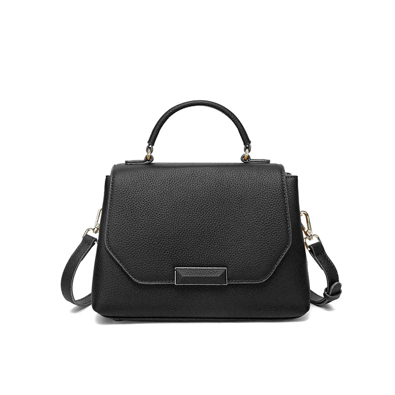 Cowhide Genuine leather Crossbody Bags Women's Casual and versatile leather handbag with a first layer of cowhide bag for Ladies