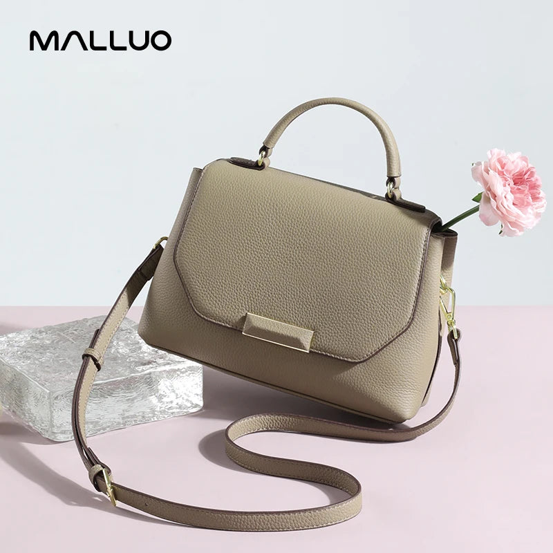 Cowhide Genuine leather Crossbody Bags Women's Casual and versatile leather handbag with a first layer of cowhide bag for Ladies