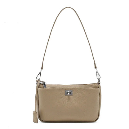 Women Cow Real Leather Shoulder Bags Ladies Natural Cowhide Fashion Retro Handbags Female Designer Luxury Crossbody Bag for Lady