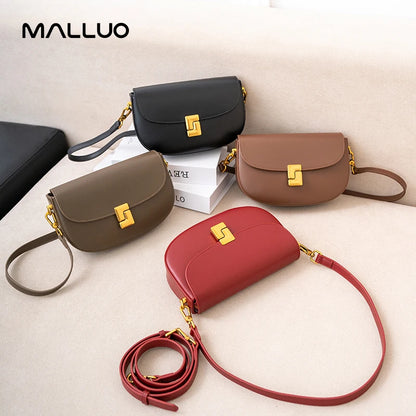 Cowhide Small Fashion Square Bag Genuine Leather Women's Crossbody High end Feeling HandBag Women's Commuting Flap Box Bags new