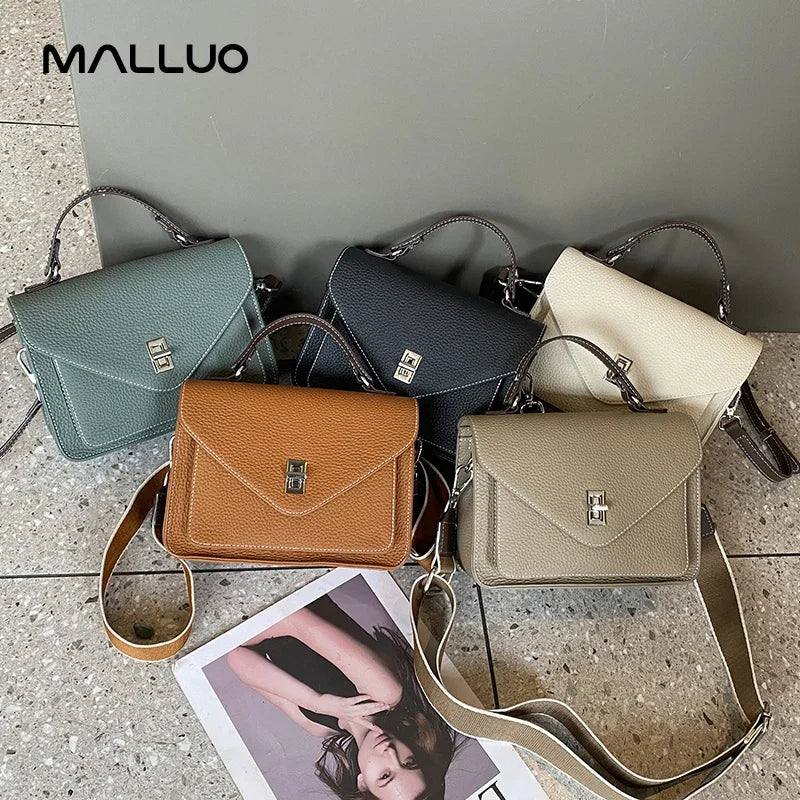 Women Natural Cow Genuine Leather Shoulder Bag Female Large Capacity Casual Crossbody Bag Lady Cowhide Fashion Commuting Handbag