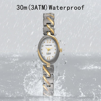 BERNY Titanium Women Watch Quartz Ladies Wristwatch Jewelry Oval Clock Casual Simple Fashion Waterproof Women's Watches