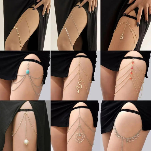 Clarté Glam Chic Thigh Chains